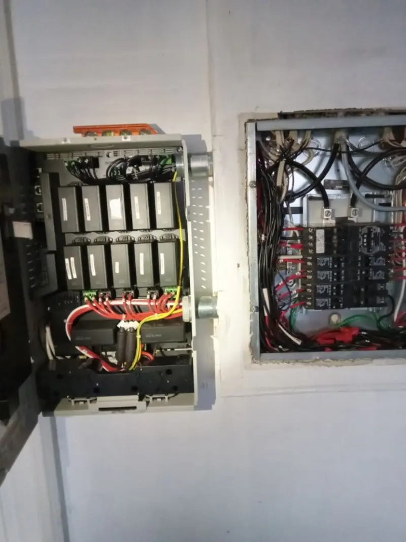 Electrical panel upgrade completed for Indoor Lighting Installation in Newnan
